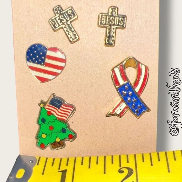 Patriotic and Christian Lapel Pin Collection – Set of Five - Picture 11 of 12